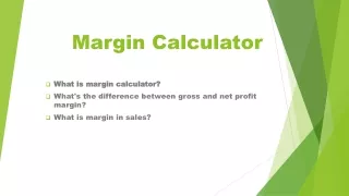 margin calculator