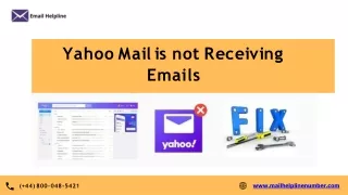 Yahoo Mail is not Receiving Emails ?