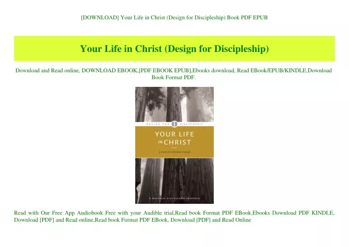 download your life in christ design