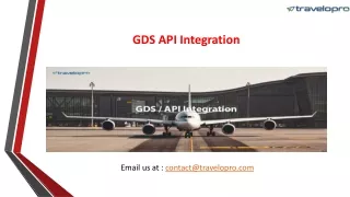 GDS API Integration