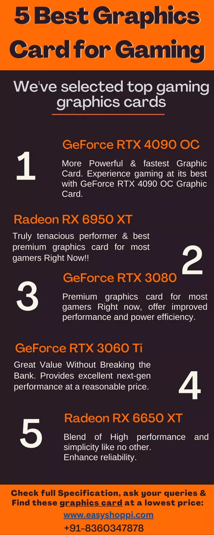 5 best 5 best graphics graphics card card