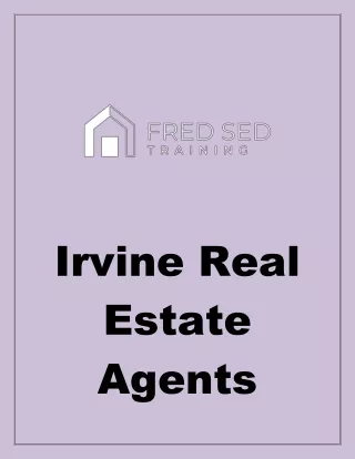 Irvine real estate agents