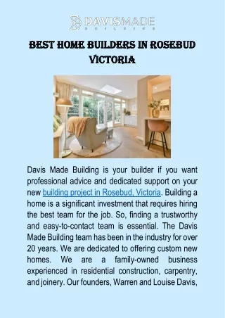 best home builders in rosebud best home builders