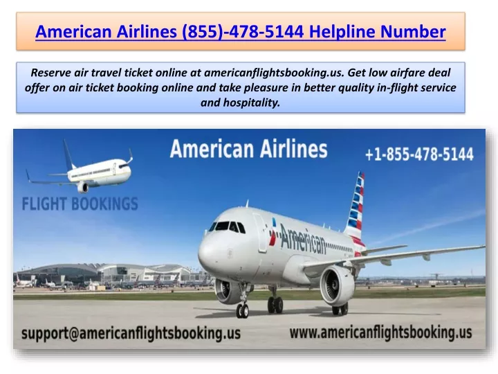 american airlines 855 478 5144 helpline number