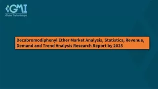 decabromodiphenyl ether market analysis