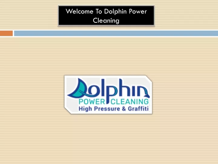 welcome to dolphin power cleaning