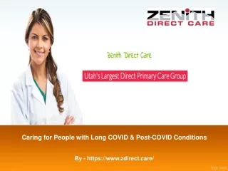 caring for people with long covid post covid conditions