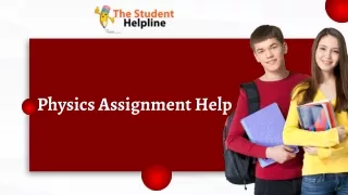 Get Best Physics Assignment Help By Top Experts