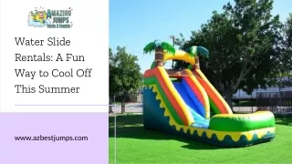 Water Slide Rentals Glendale