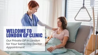 Get Same Day Doctor Appointment at Private GP London Clinic