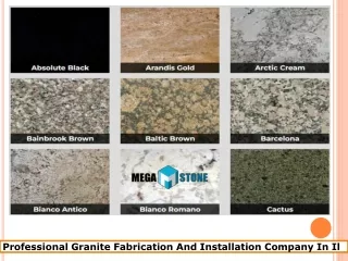 Professional Granite Fabrication And Installation Company In IL