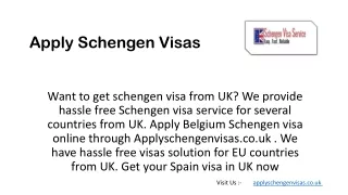 Apply Schengen Visas 01
