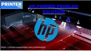 HP Printer Problem Solution