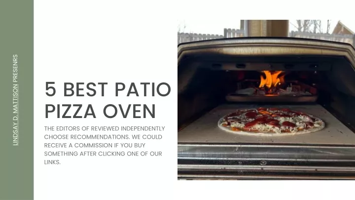 5 best patio pizza oven