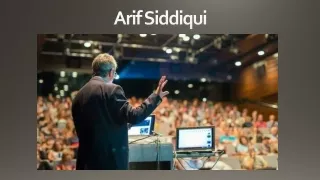 Top 3 Motivational Speakers in Pakistan - Arif Siddiqui