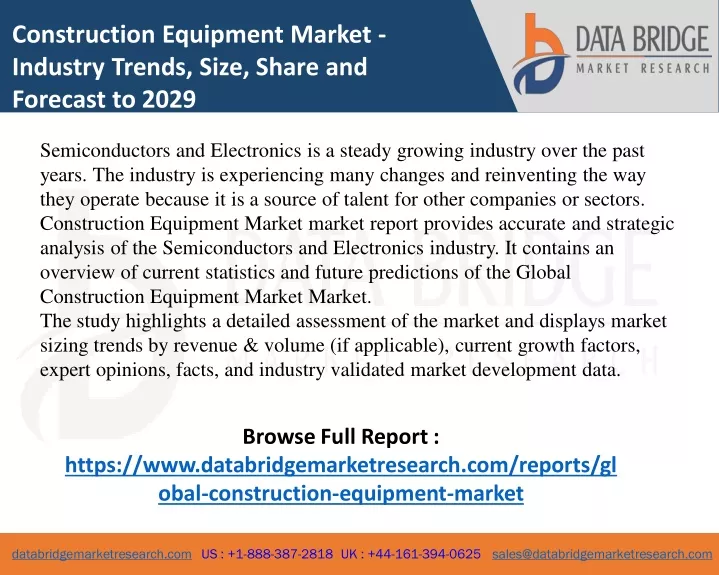 construction equipment market industry trends