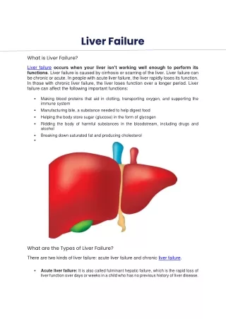 liver failure
