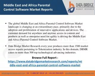 Middle East and Africa Parental Control Software Market