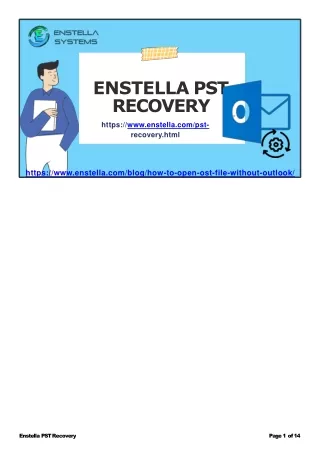 Enstella PST Recovery