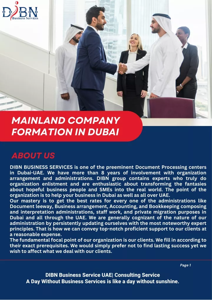 mainland company formation in dubai
