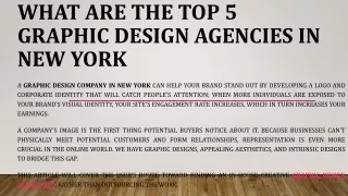 What are the top 5 graphic design agencies