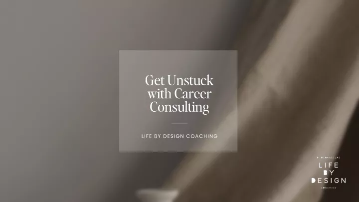 get unstuck with career consulting