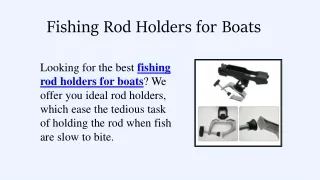 Fishing Rod Holders for Boats