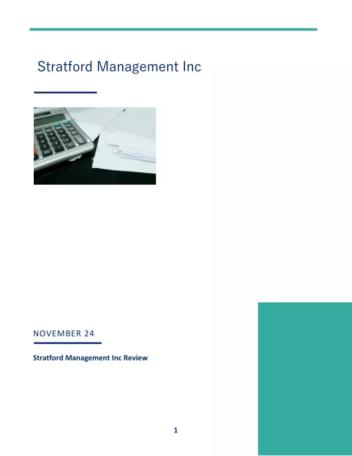 stratford management inc