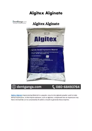 algitex alginate