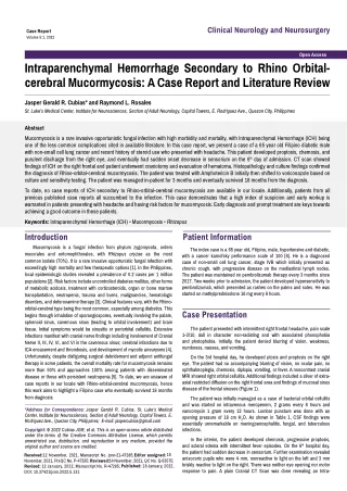 intraparenchymal-hemorrhage-secondary-to-rhino-orbitalcerebral-mucormycosis-a-case-report-and-literature-review