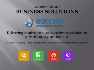 Quixtec - Custom Software Development near me
