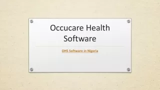 occucare health software