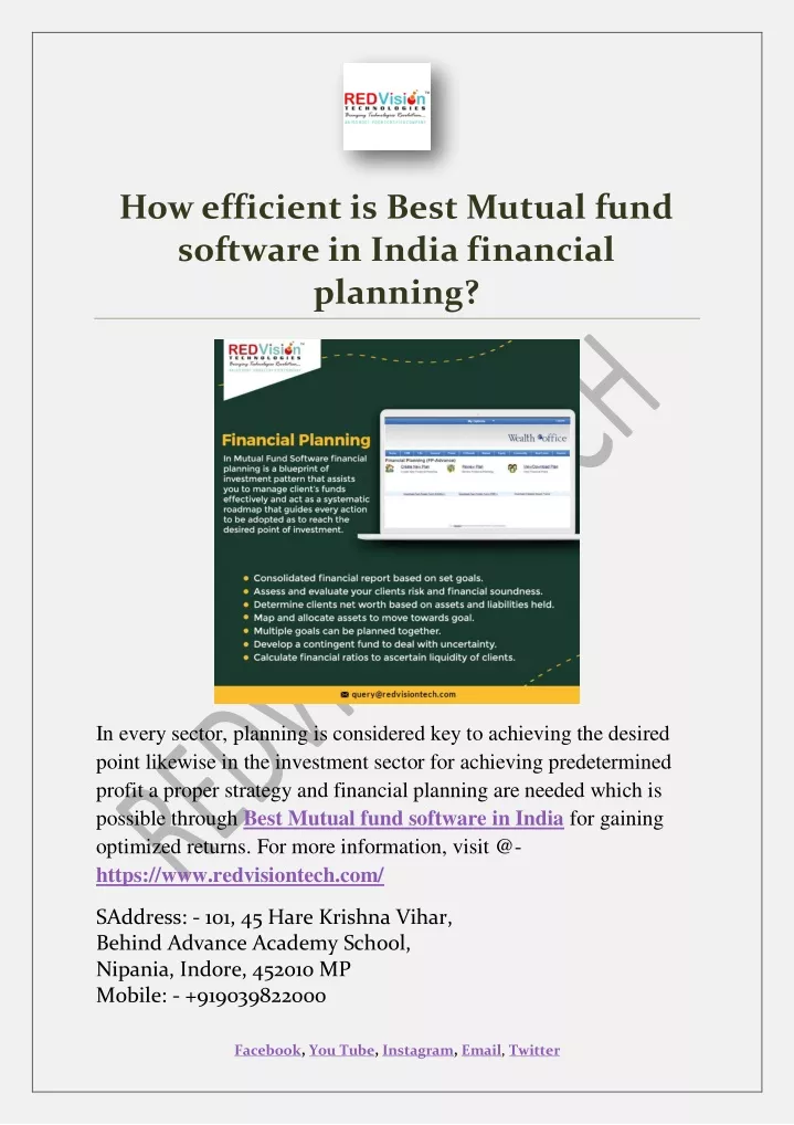 how efficient is best mutual fund software