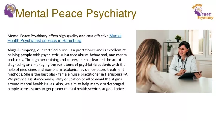 PPT - Best Mental Health Psychiatrist in Harrisburg, PA PowerPoint ...