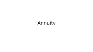 annuity