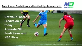 free soccer predictions and football tips from