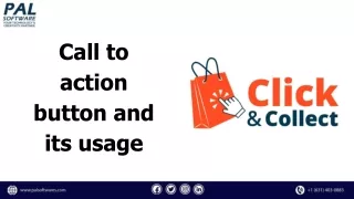 call to action button and its usage