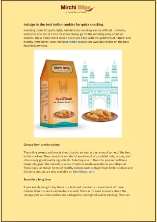 indulge in the best indian cookies for quick