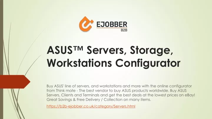 asus servers storage workstations configurator