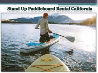 Stand Up Paddleboard Rental California