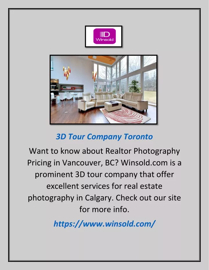 3d tour company toronto