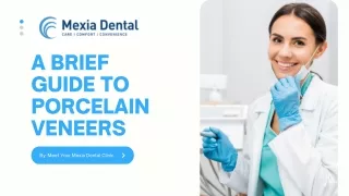 A Brief Guide To Porcelain Veneers  Mexia Dental