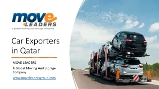 Car Exporters in Qatar