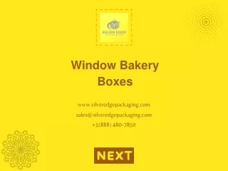 window bakery boxes