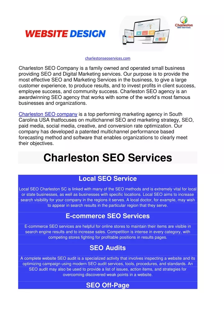 charlestonseoservices com