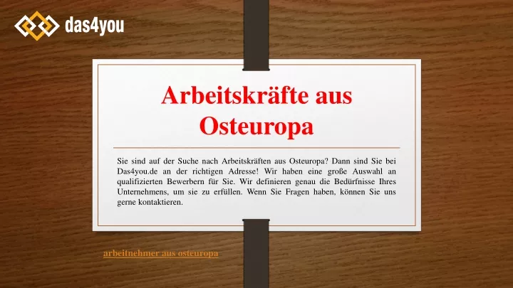 arbeitskr fte aus osteuropa