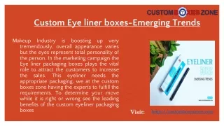 custom eye liner boxes emerging trends