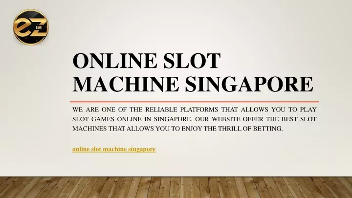 online slot machine singapore