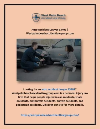 Auto Accident Lawyer 33401 | Westpalmbeachaccidentlawgroup.com