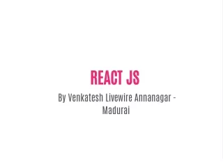 react js